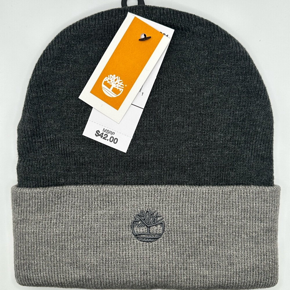 Timberland beanie size os color light gray